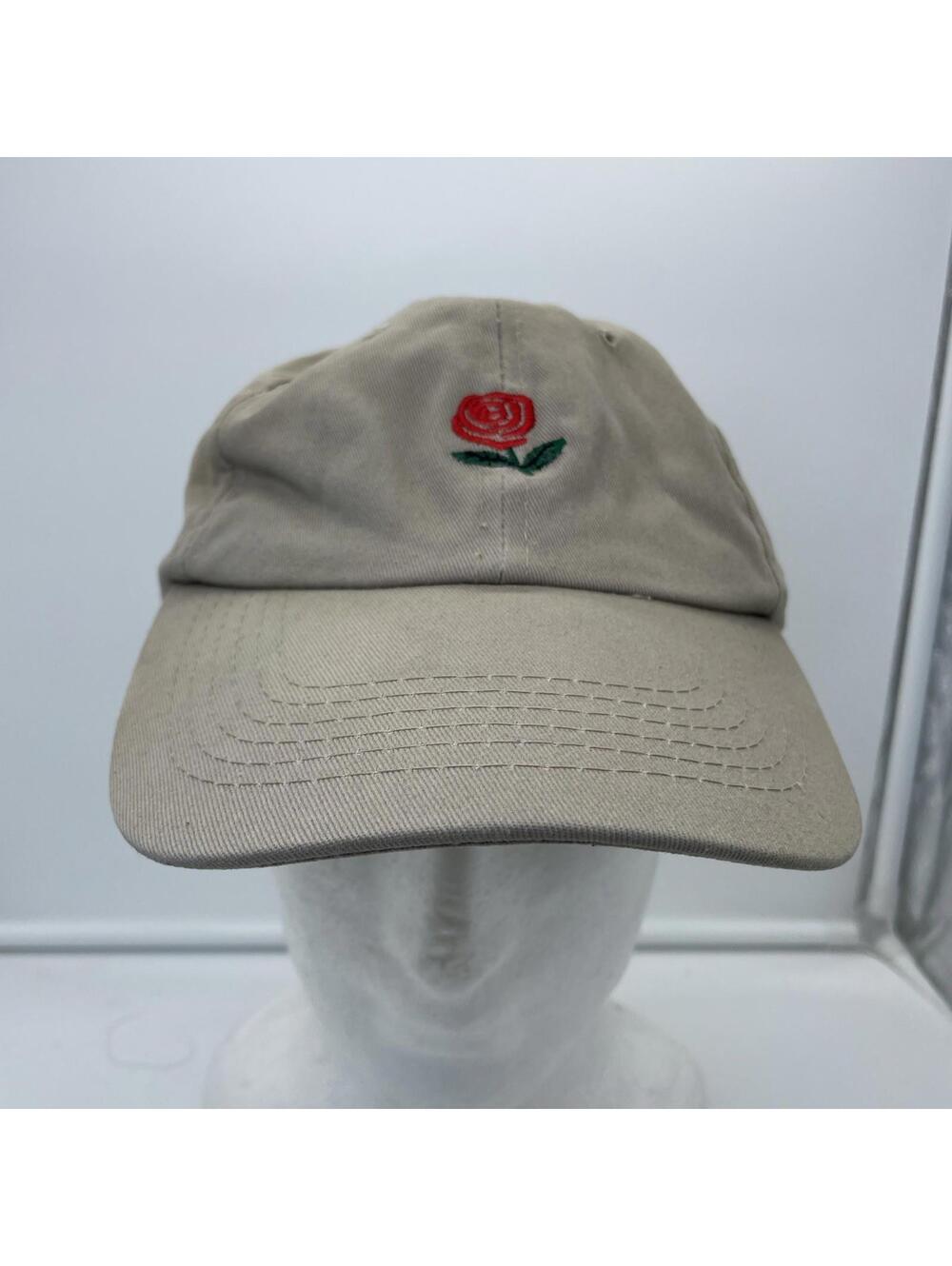The Hundreds Hunter Tan Rose Hat Baseball Cap Dad Men’s Adjustable *Flaw*